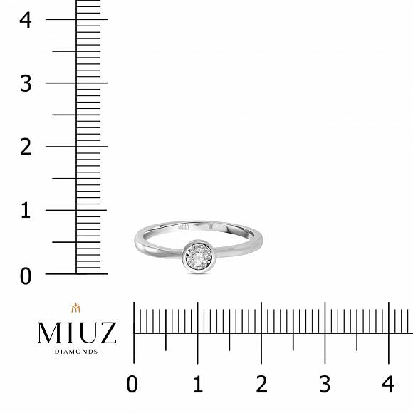 Кольцо с бриллиантом R178-IGR-23262-0.10T - Фото 2
