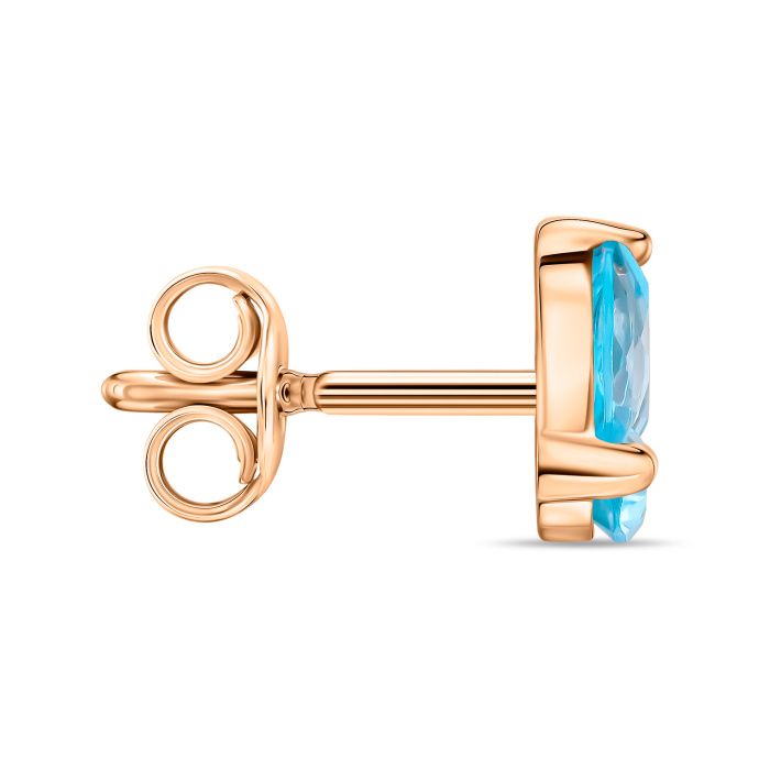 Серьги с топазами и бриллиантами - фото 1 Серьги с топазами и бриллиантами - фото 1