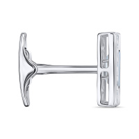 Запонки с бриллиантом - фото 2