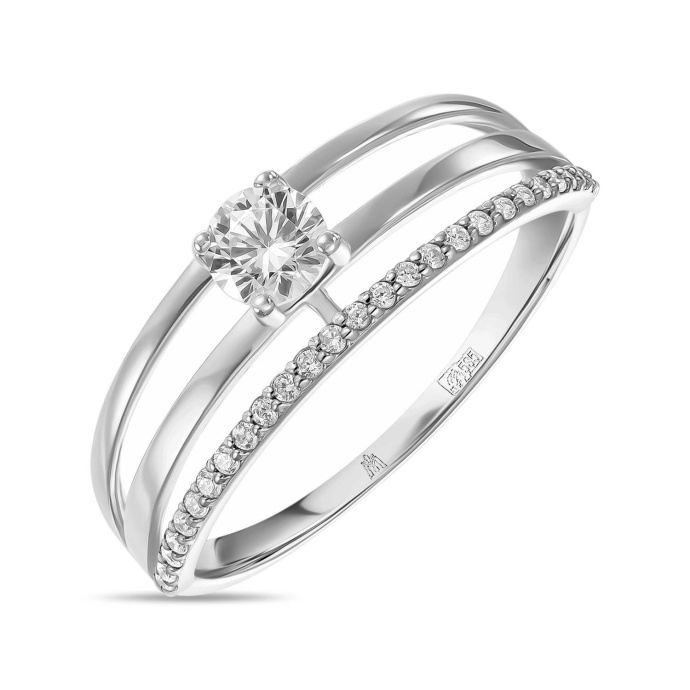 Кольцо с фианитами - фото 1 Кольцо с фианитами - фото 1