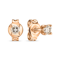 Серьги с бриллиантами - фото 1