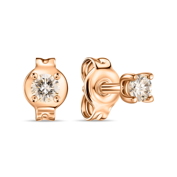 Серьги с бриллиантами - фото 1