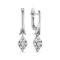 Серьги с бриллиантами - фото 1 Серьги с бриллиантами - фото 1