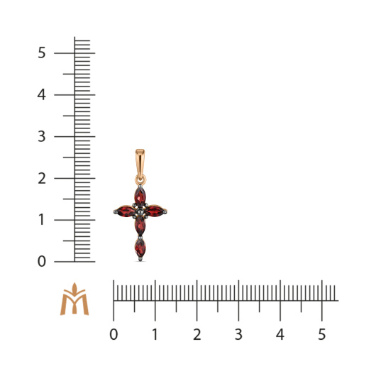 Крест с гранатами