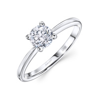 Кольцо с бриллиантом - фото 1 Кольцо с бриллиантом - фото 1