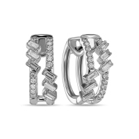 Серьги с бриллиантами - фото 1