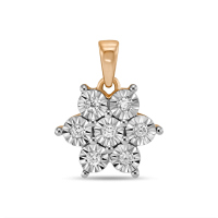 Подвеска с бриллиантами - фото 1