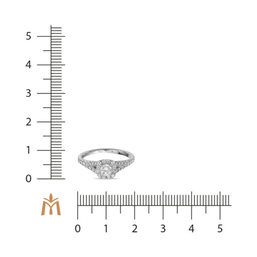 Кольцо с бриллиантом