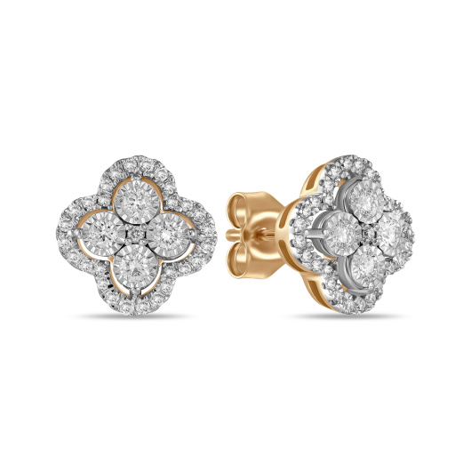 Серьги с бриллиантом