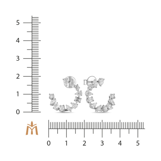 Серьги с бриллиантами