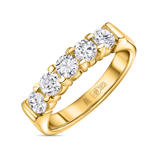 Кольцо с бриллиантом