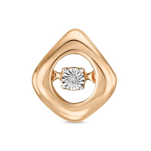 Подвеска с бриллиантом