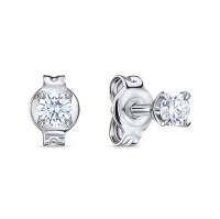 Серьги с бриллиантами - фото 1