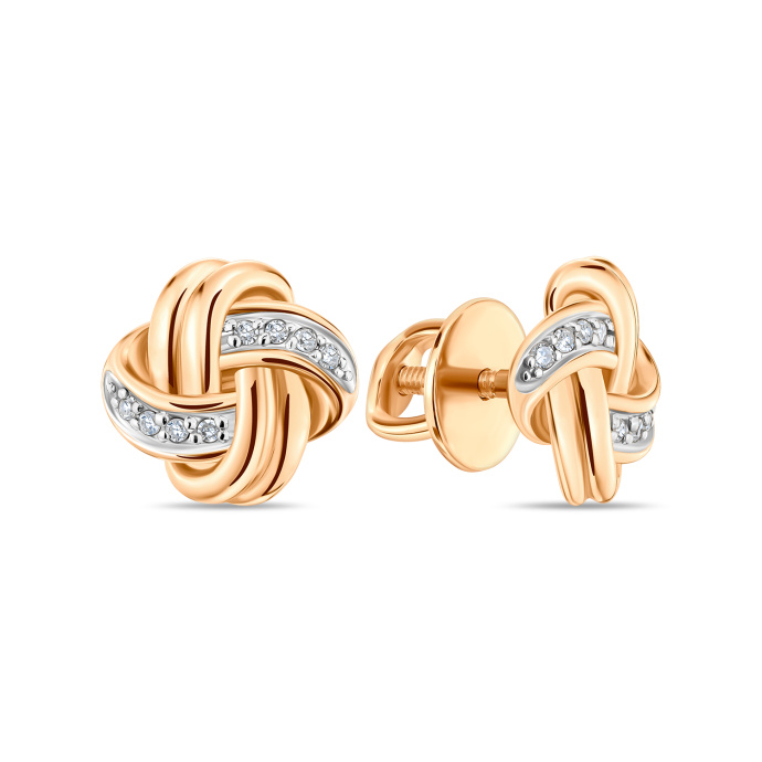 Серьги с бриллиантами - фото 1 Серьги с бриллиантами - фото 1