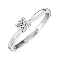 Кольцо с бриллиантом - фото 1 Кольцо с бриллиантом - фото 1