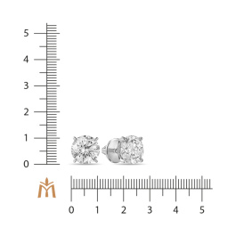 Серьги с бриллиантом
