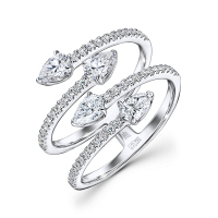 Кольцо с бриллиантами - фото 1