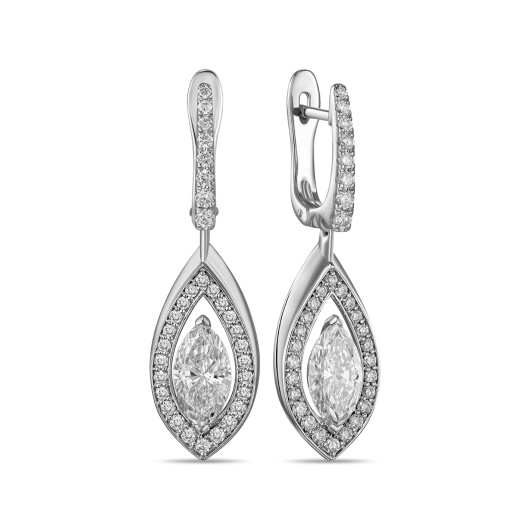 Серьги с бриллиантом