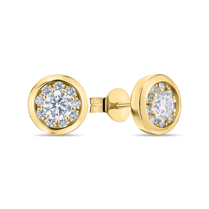 Серьги с бриллиантом - фото 1 Серьги с бриллиантом - фото 1