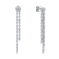 Серьги с бриллиантами - фото 1 Серьги с бриллиантами - фото 1