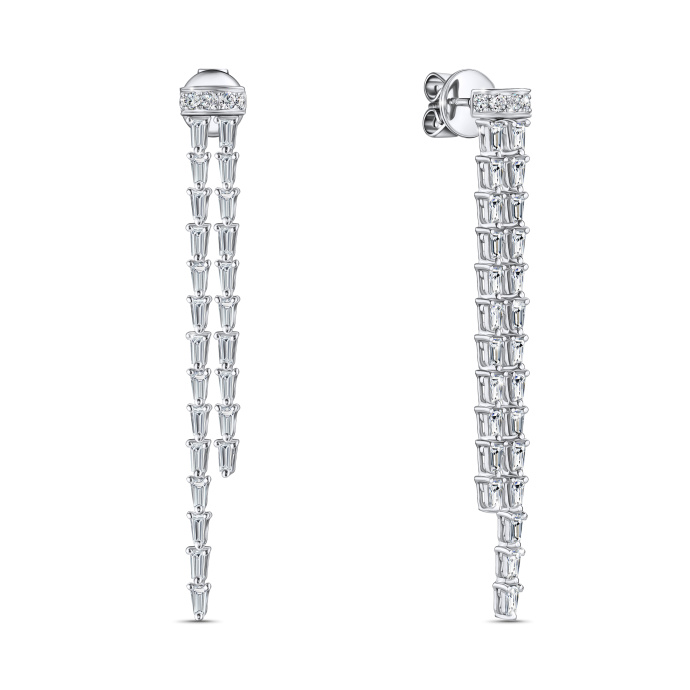 Серьги с бриллиантами - фото 1 Серьги с бриллиантами - фото 1