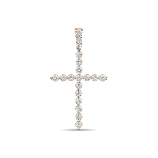 Крест с бриллиантом