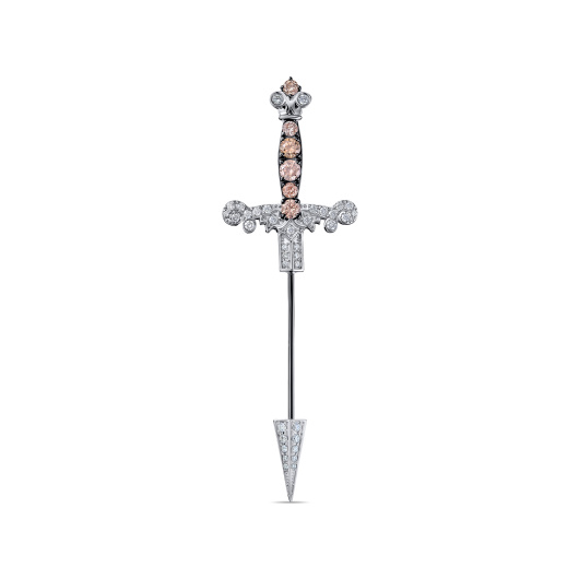 Брошь с бриллиантами