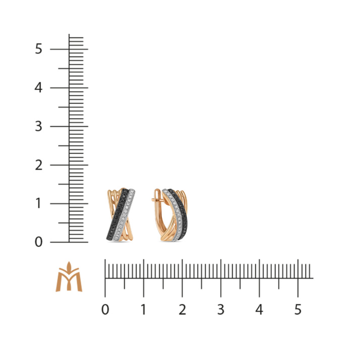 Серьги с бриллиантами - фото 2