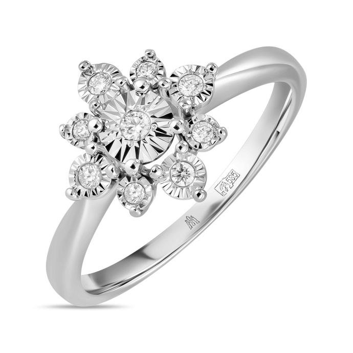 Кольцо с бриллиантами - фото 1