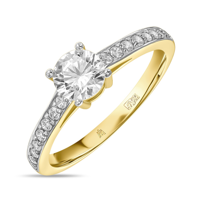 Кольцо с фианитами - фото 1 Кольцо с фианитами - фото 1