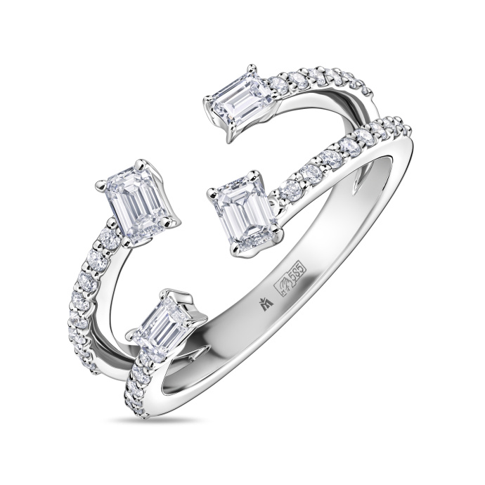 Кольцо с бриллиантами - фото 1 Кольцо с бриллиантами - фото 1