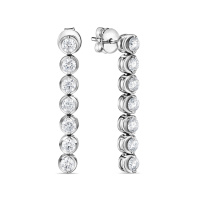 Серьги с бриллиантами - фото 1 Серьги с бриллиантами - фото 1