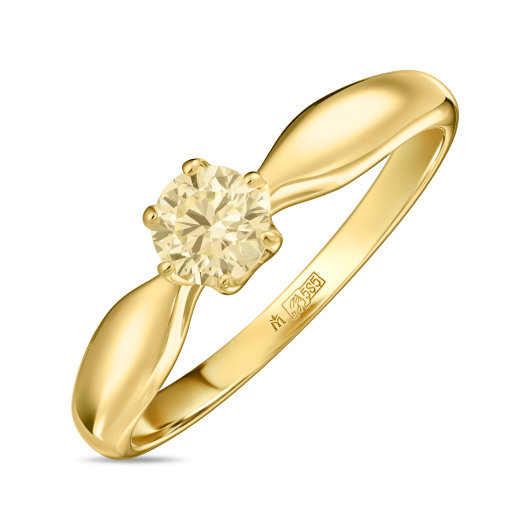 Кольцо с бриллиантом