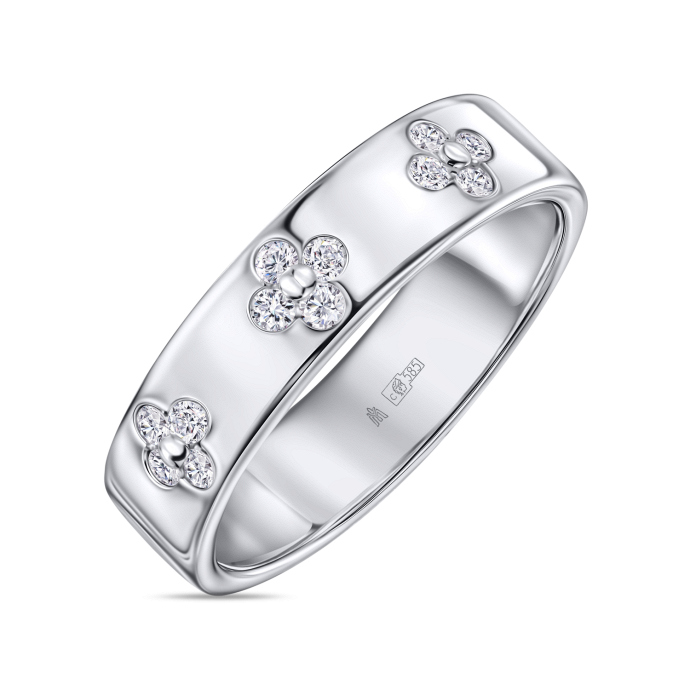 Кольцо с бриллиантами - фото 1