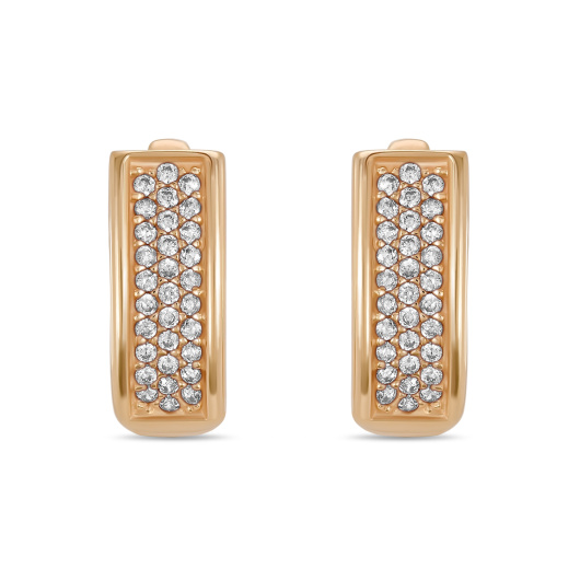 Серьги с фианитом