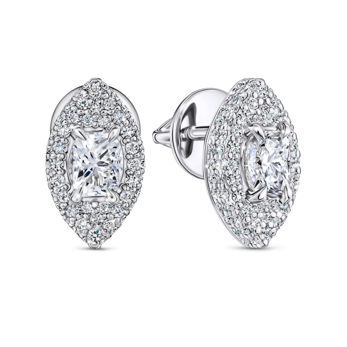 Серьги с бриллиантами - фото 1 Серьги с бриллиантами - фото 1