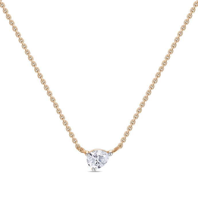 Колье с бриллиантом - фото 1