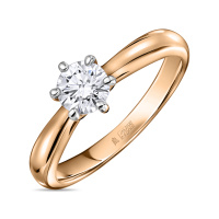 Кольцо с бриллиантом - фото 1