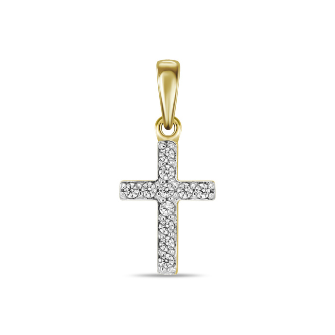 Крест с фианитом - фото 1 Крест с фианитом - фото 1