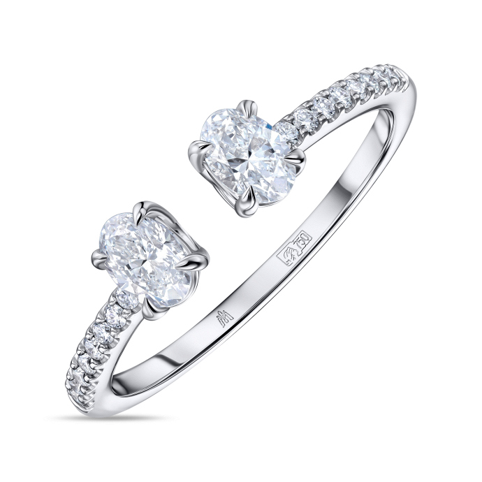 Кольцо с бриллиантами - фото 1 Кольцо с бриллиантами - фото 1