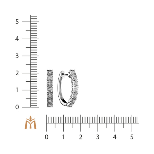 Серьги с бриллиантами