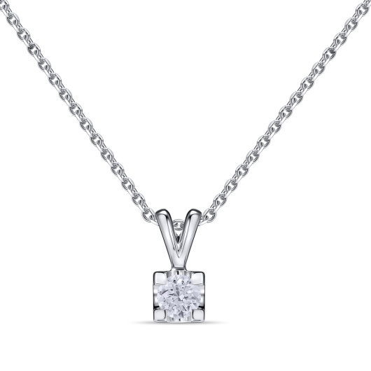 Колье с бриллиантом