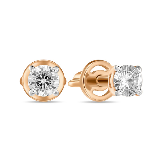 Серьги с фианитами