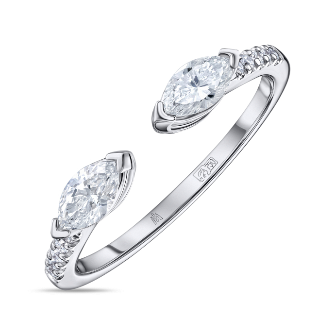 Кольцо с бриллиантами - фото 1