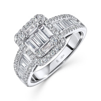 Кольцо с бриллиантами - фото 1 Кольцо с бриллиантами - фото 1