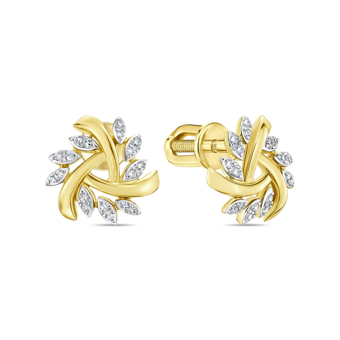 Серьги с бриллиантами - фото 1