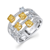 Кольцо с бриллиантами - фото 1