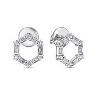 Серьги с бриллиантами - фото 1 Серьги с бриллиантами - фото 1