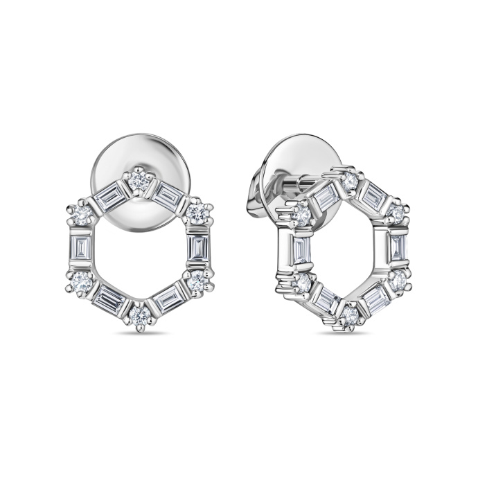 Серьги с бриллиантами - фото 1 Серьги с бриллиантами - фото 1