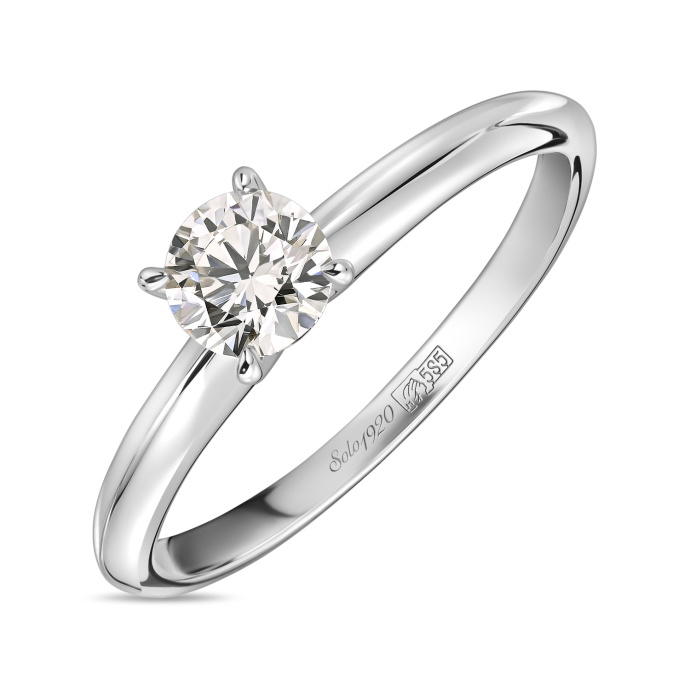 Кольцо с бриллиантом - фото 1 Кольцо с бриллиантом - фото 1